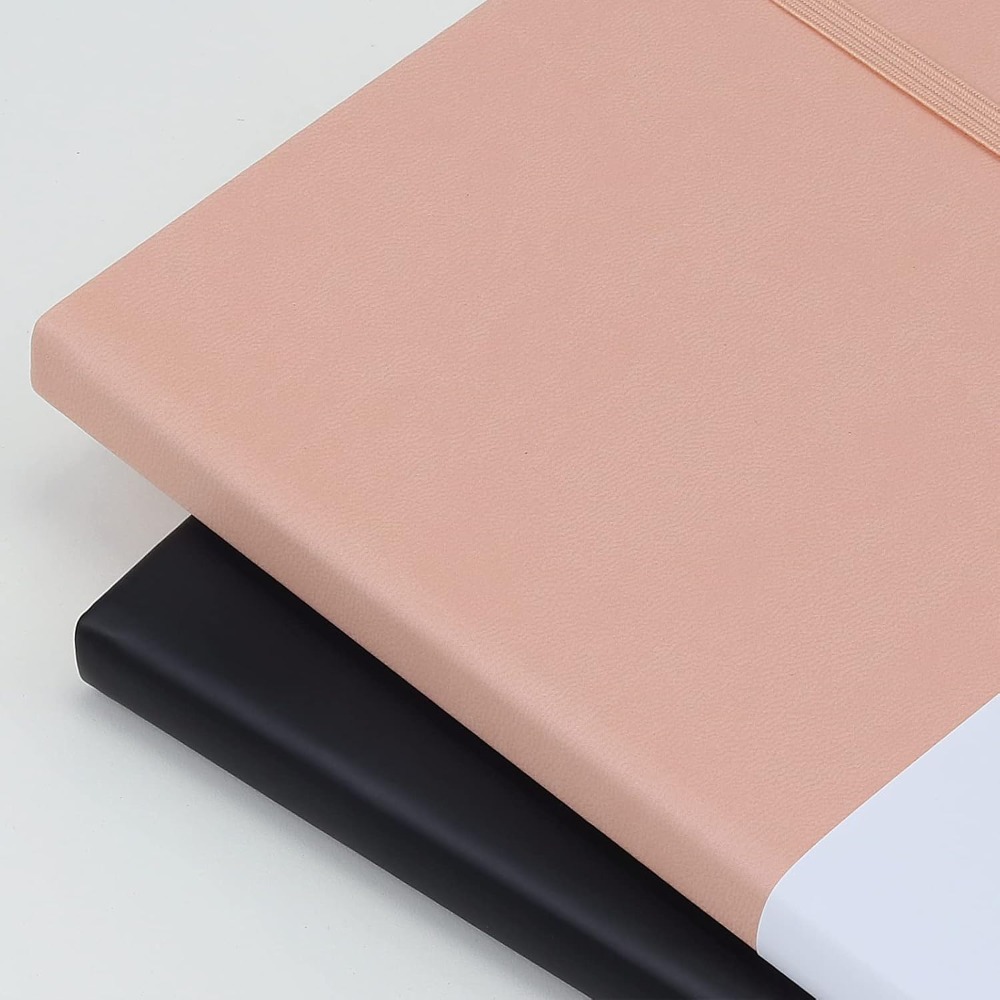 Journal Leather Hardcover - Блокнот для записей с линованными страницами,