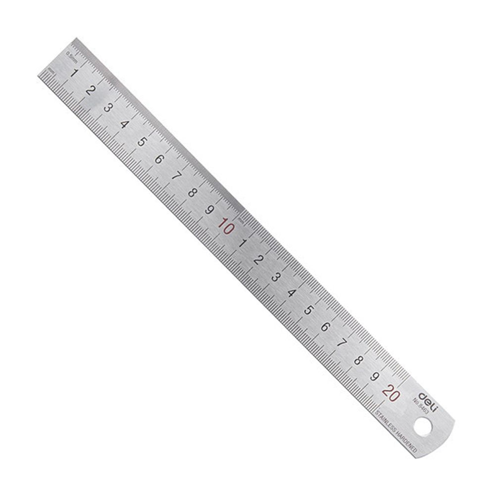 Deli 20 см металлическая пряма – обзор и цена Stationery And Office Supply Stores