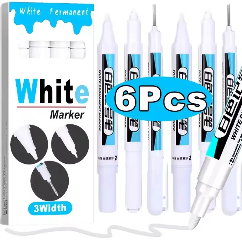 Маркеры-краски белые перманент – обзор и цена Stationery Supply