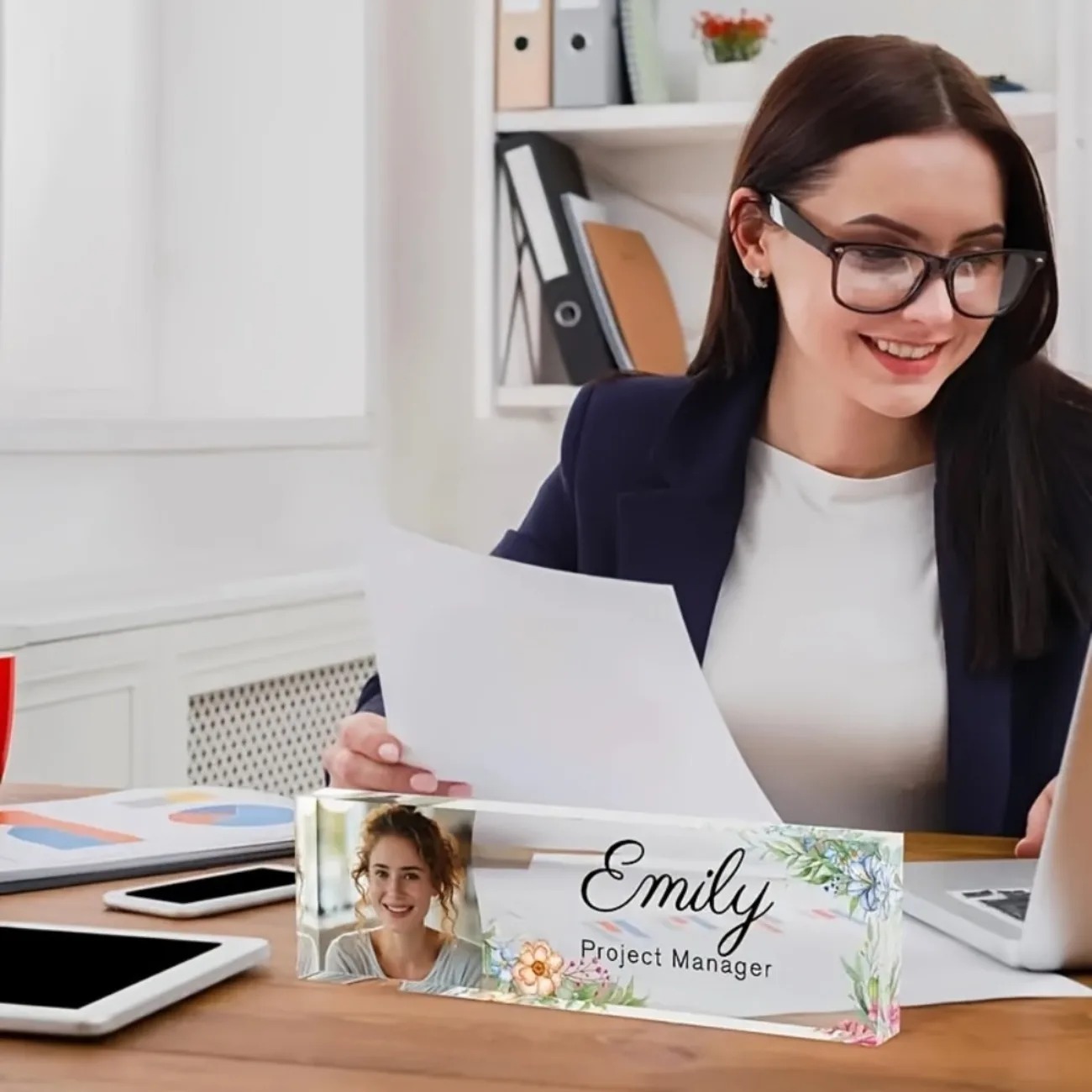 1 шт. Персонализированная акри – обзор и цена Desk Name Plate