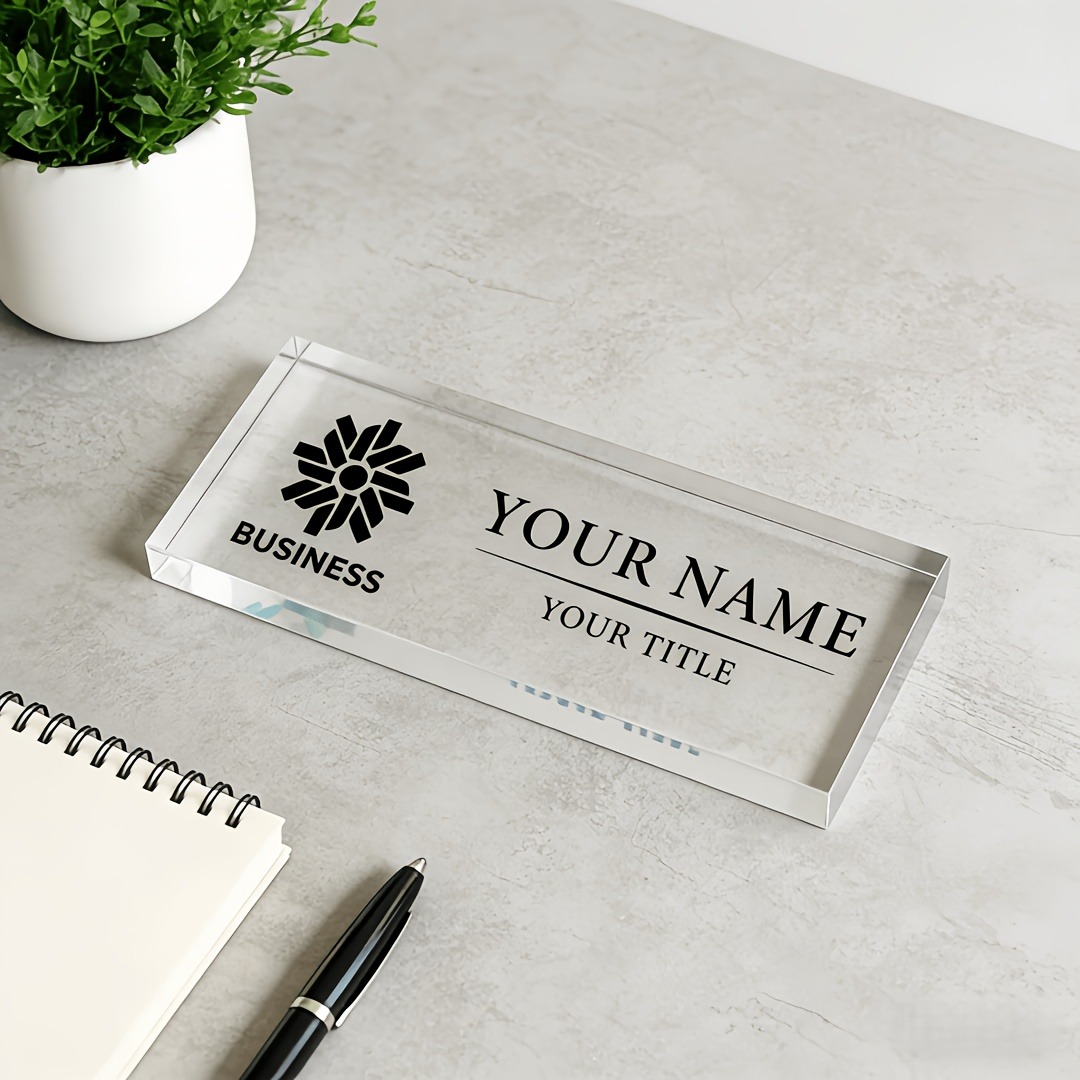 2D Плоская персонализированная – обзор и цена Desk Name Plate