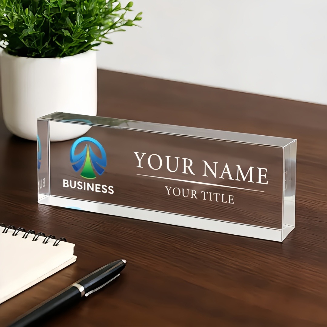 2D Плоская персонализированная – обзор и цена Desk Name Plate